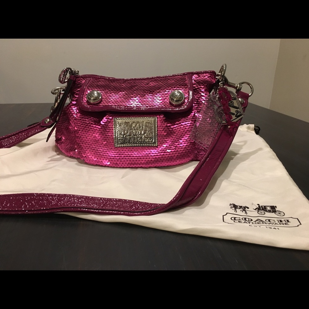 Coach poppy sequin bag
